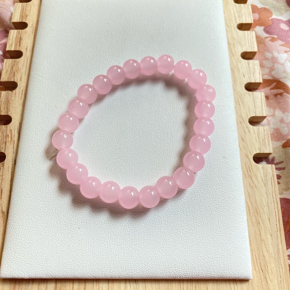 Pink Beaded Bracelet